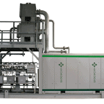 Oil free screw compressor